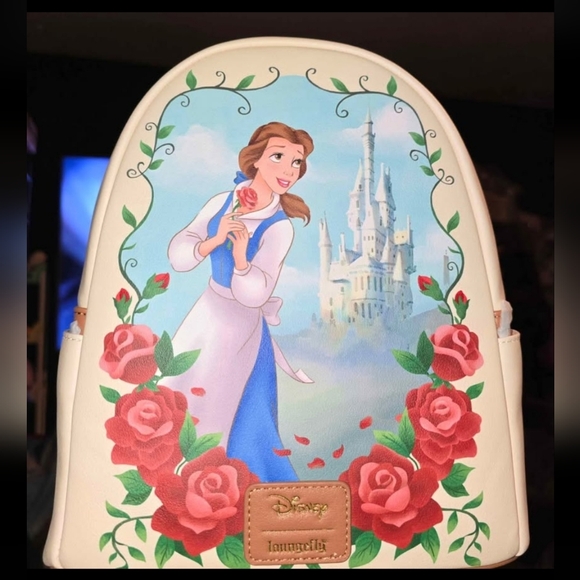 disney beauty and the beast belle castle mini backpack Loungefly & Any royal subject would love to have such a beautiful accessory to add to their regal wardrobe Loungefly Beauty Loungefly X Belle